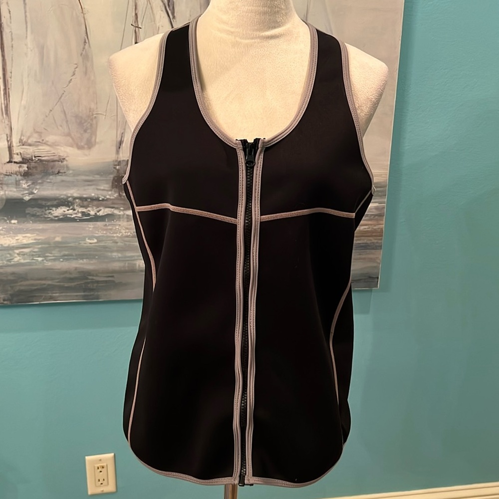 SaunaFX Neoprene Slimming Sauna Workout Vest, XXL